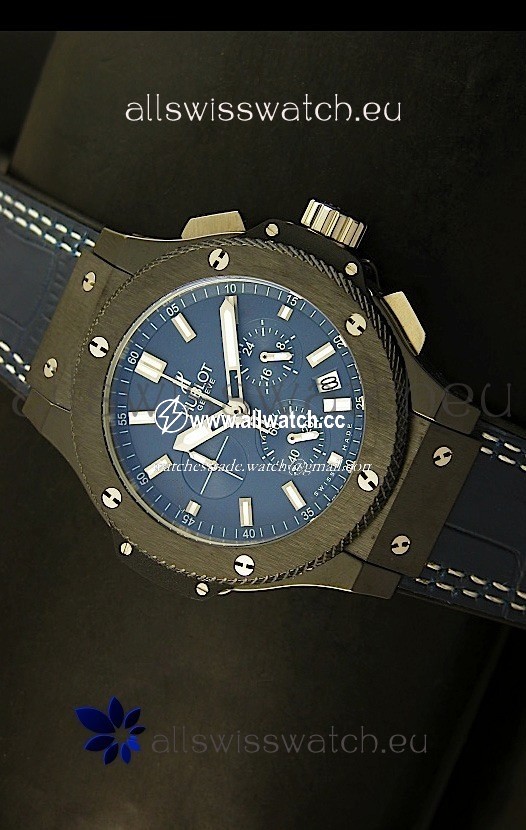 Hublot Big Bang Black Ceramic Case in Quartz Movement