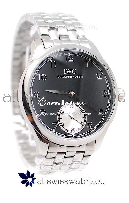 IWC Portugese Automatic in Black Dial