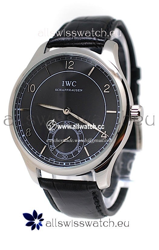 IWC Portugese Automatic in Black Dial
