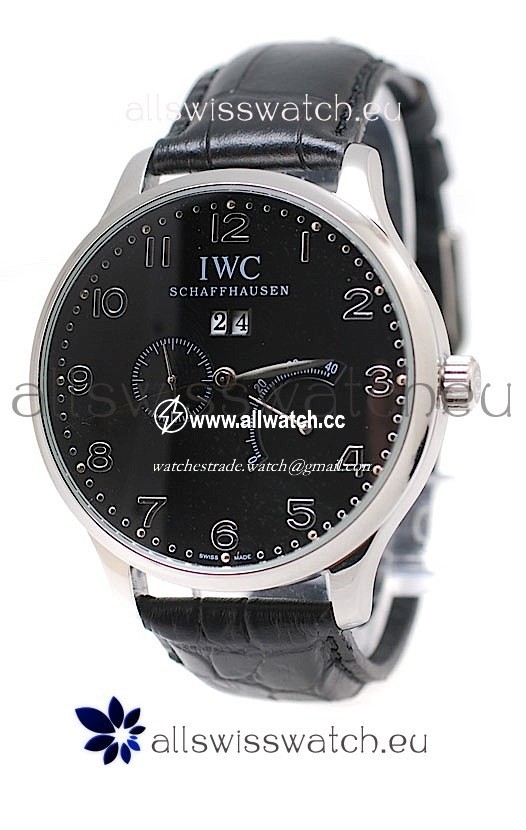 IWC Portuguese Minute Repeater in Black Dial