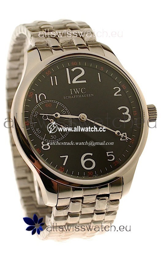 IWC Portugese Automatic in Black Dial