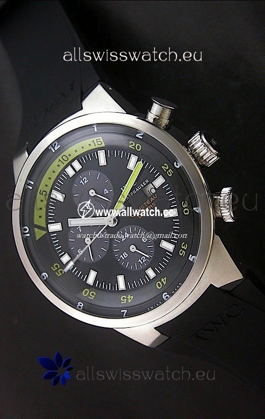 IWC Schaffhausen Cousteau Divers in Black