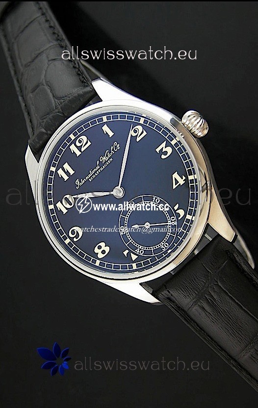 IWC Portuguese FA Jones in Black Dial