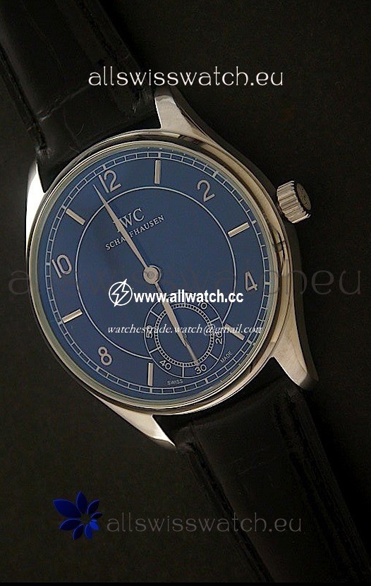 IWC Portuguese FA Jones in Black Dial
