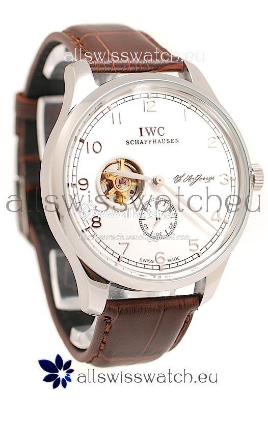 IWC Portuguese Regulateur Tourbillon in Brown Strap