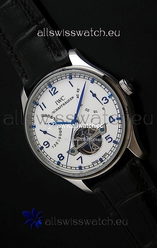 IWC Portuguese FA Jones in White Dial with Tourbillon