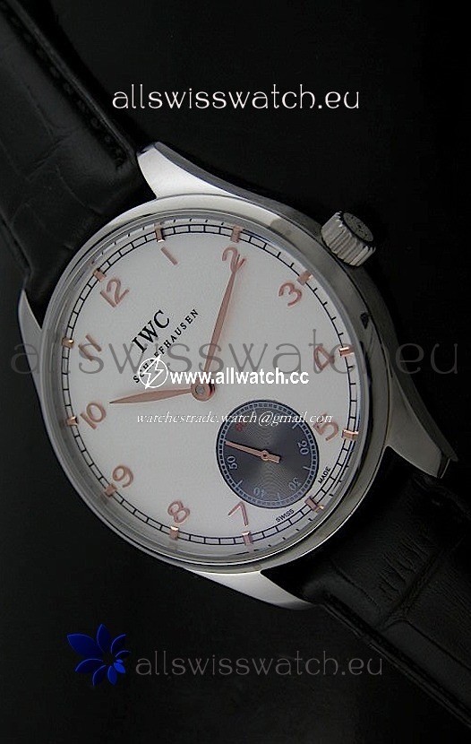 IWC Pro Tuguese in White Dial