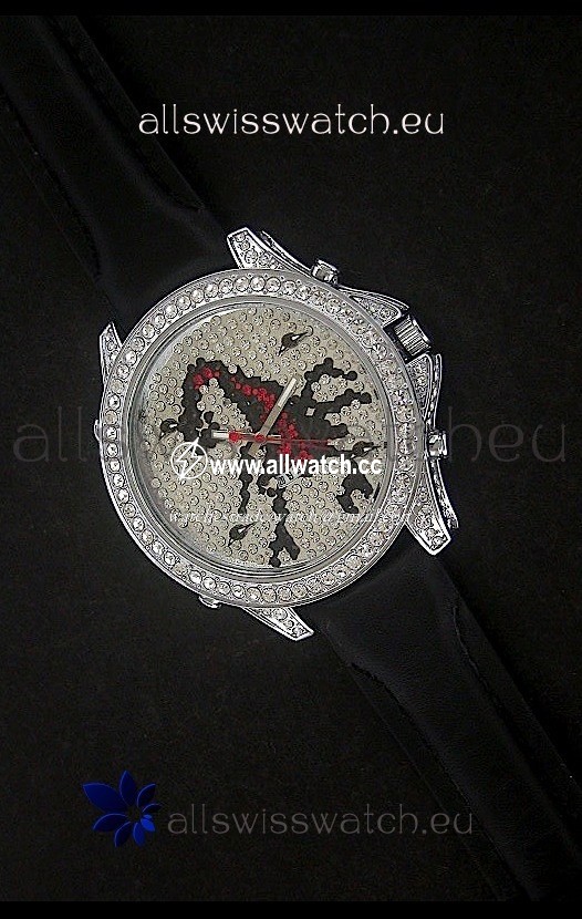 Five Time Zones J&C Clone in Full Diamonds