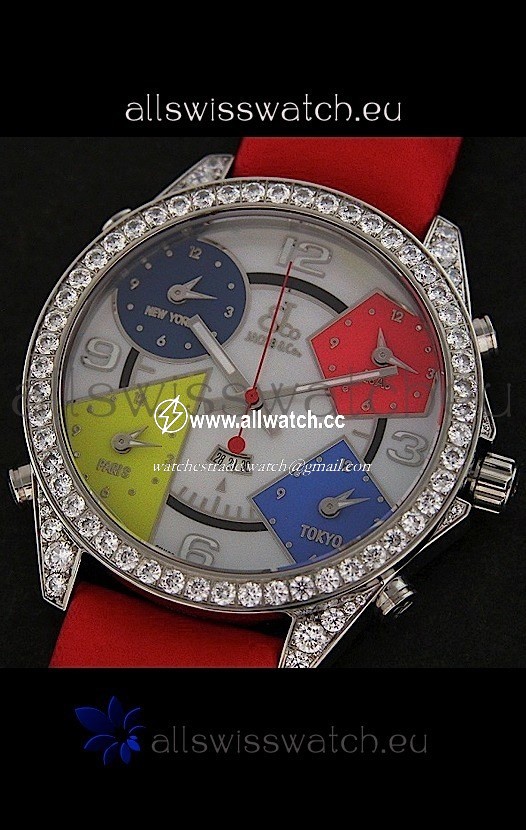 Five Time Zones Jacob&Co. in Multicolour Dial