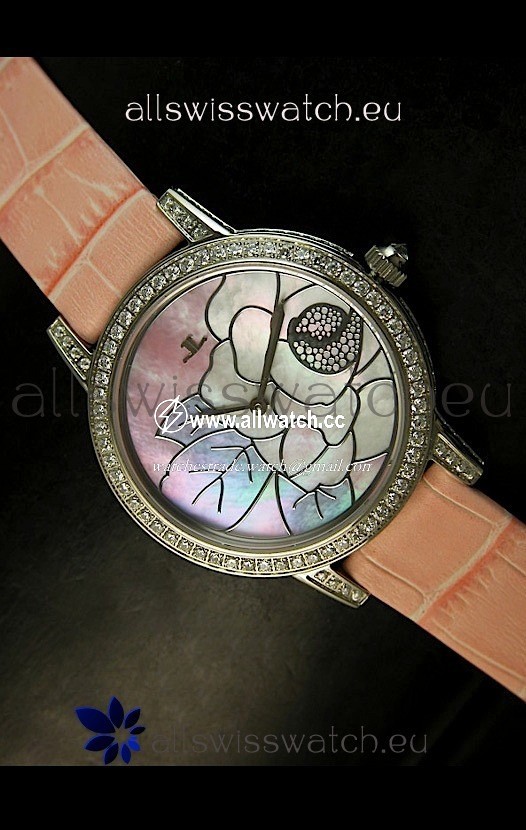 Jaeger LeCoultre Quartz Movement Ladies - Pink Dial