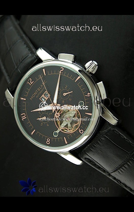 Mont Blanc Flying Tourbillon in Black Dial