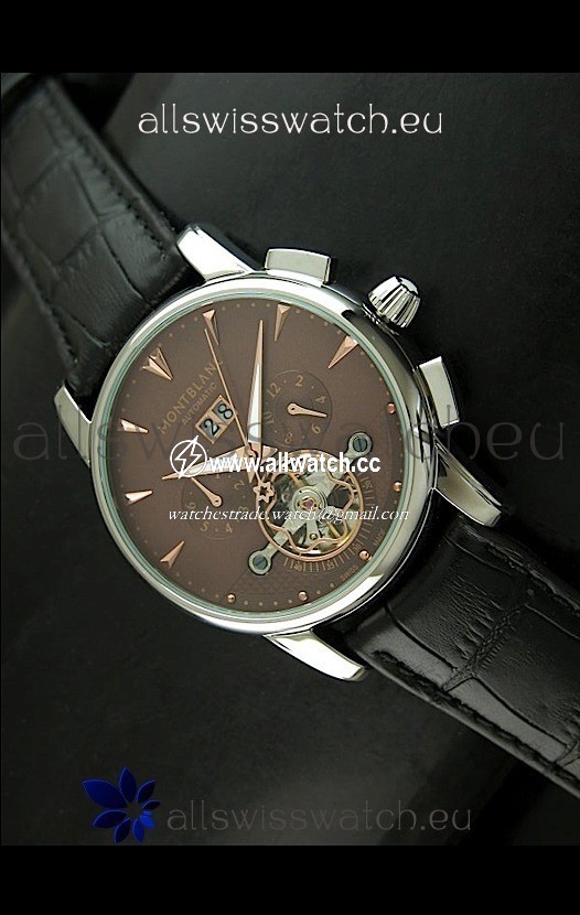 Mont Blanc Flying Tourbillon in Brown Dial