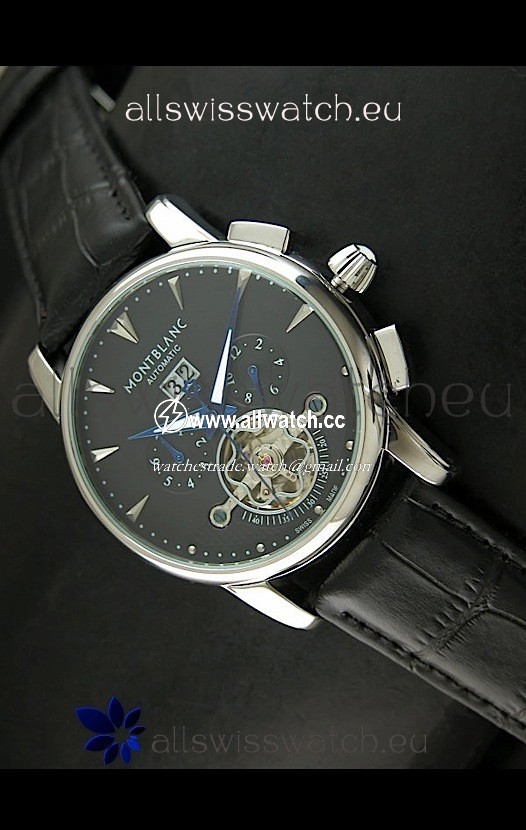 Mont Blanc Flying Tourbillon in Black Dial