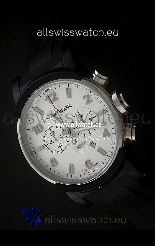 Montblanc Timewalker Chrono in White Dial