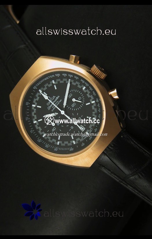 Omega Speedmaster MARK II Co-Axial Chronograph Rose Gold Case
