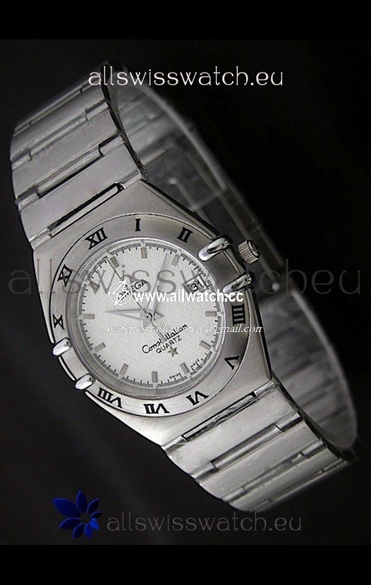 Omega Constellation Quartz in White Dial