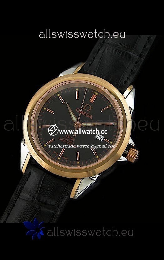 Omega Deville Escapement Mechanical in Pink Gold
