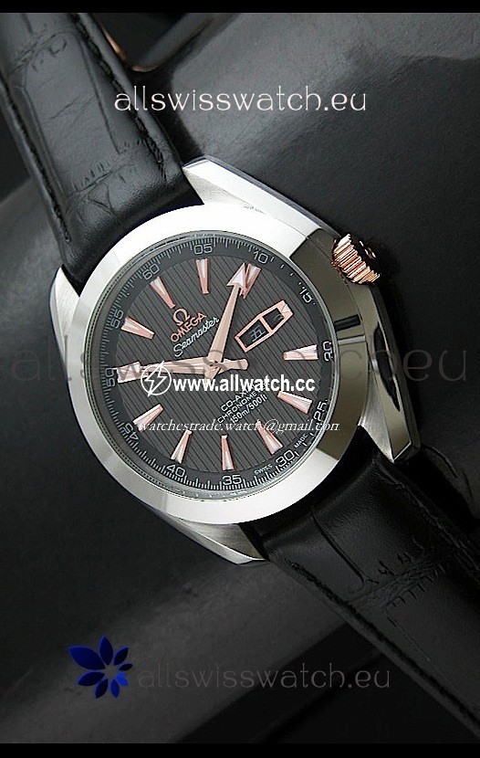 MEGA Seamaster Aqua Terra 150M Co-Axial in Black Dial