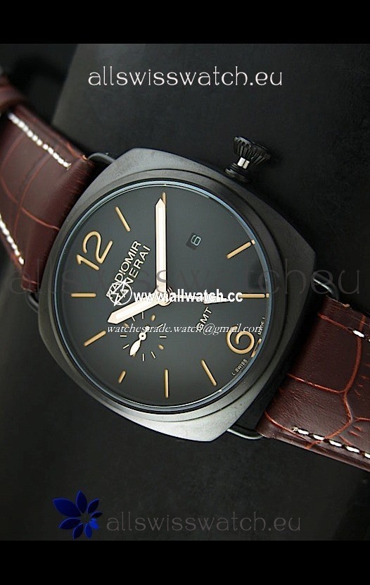 Panerai Radiomir GMT in PVD Case