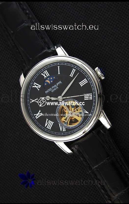 Patek Philippe MoonPhase Tourbillon Black Dial