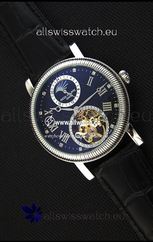 Patek Philippe MoonPhase Tourbillon Black Dial