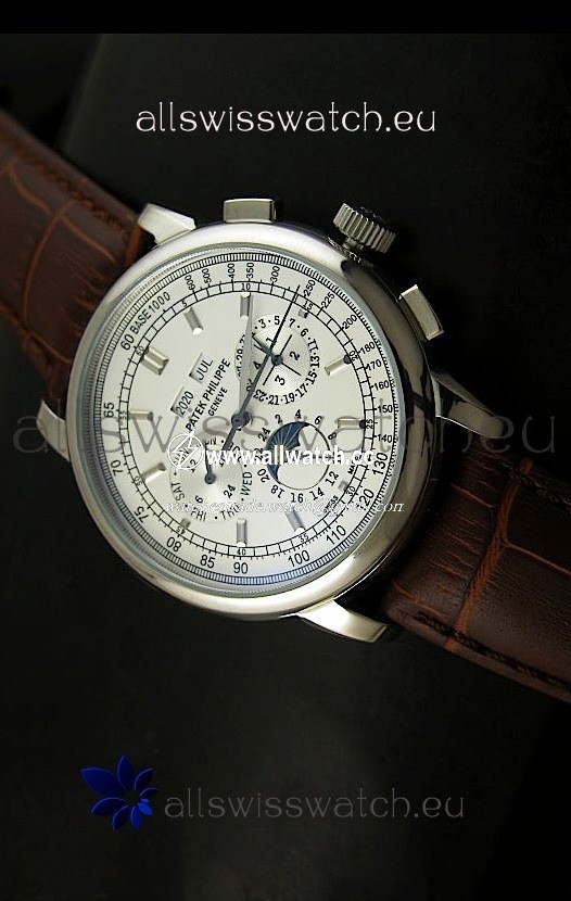 Patek Philippe Complications in White Dial