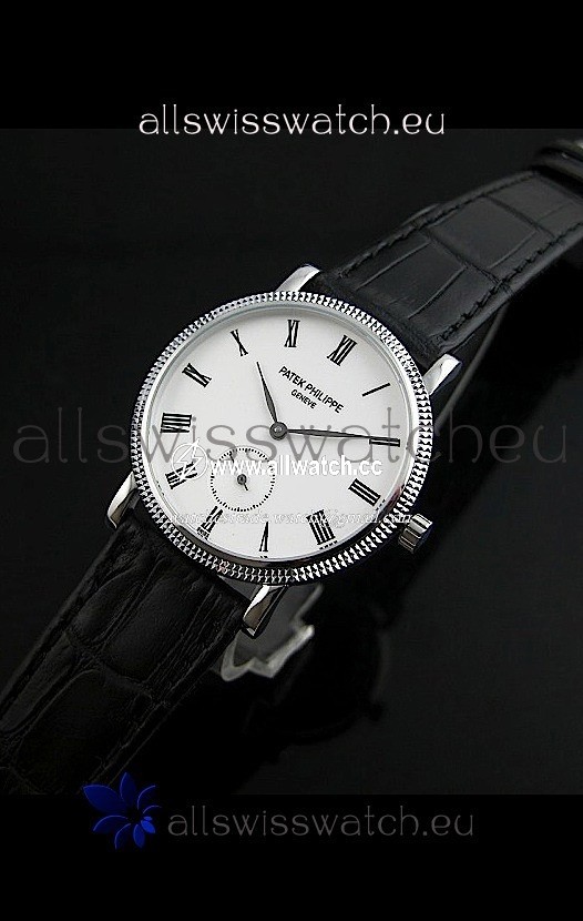 Patek Philippe Calatrava Mens in White Dial