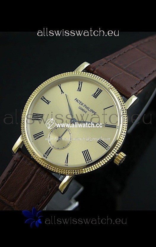 Patek Philippe Calatrava Mens in Yellow Gold