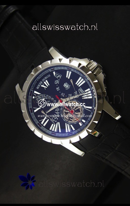 Roger Dubuis Excalibur Calendar in Black Dial