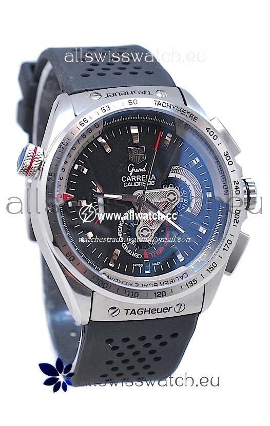 Tag Heuer Grand Carrera Calibre 36 Automatic in Black Dial