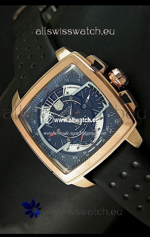 Tag Heuer Monaco Mikrograph Rose Gold