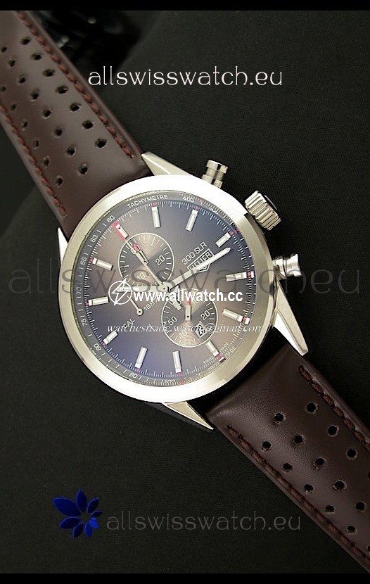 Tag Heuer Carrera Quartz in Brown Strap
