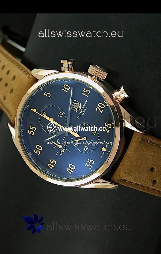 Tag Heuer Carrera 1887 SpaceEX Edition Quartz in Pink Gold