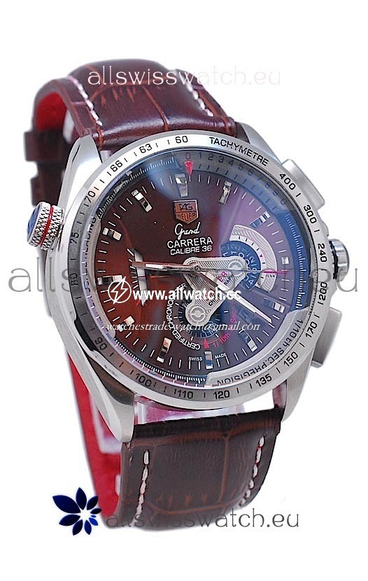 Tag Heuer Grand Carrera Calibre 36 Automatic in Brown Face