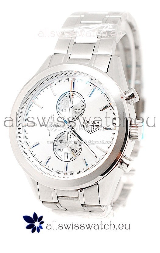 Tag Heuer Carrera Cal. 1887 Chronograph in White Dial
