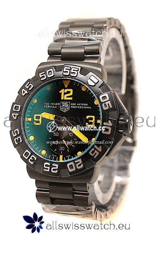 Tag Heuer Professional Formula 1 in Black Dial