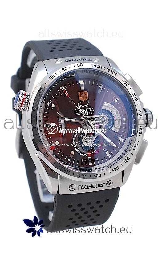 Tag Heuer Grand Carrera Calibre 36 Automatic in Rubber Strap