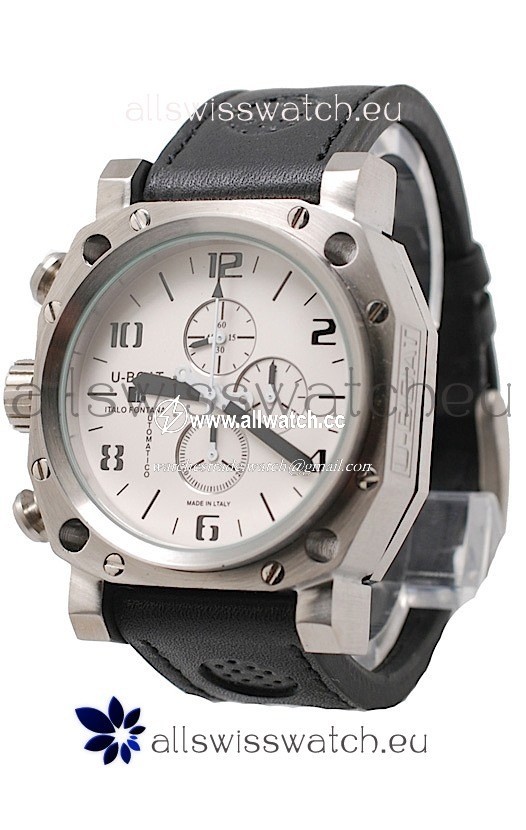 U-Boat Thousand of Feet in White Dial