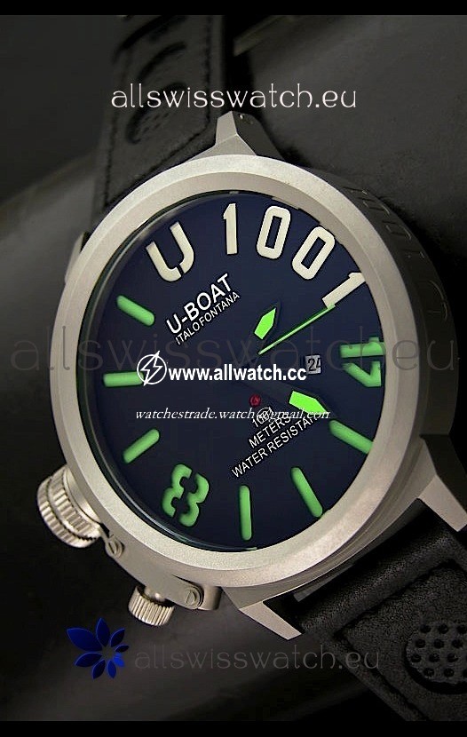 U Boat U-1001 Edition Drive Automatic Steel in Green Markers