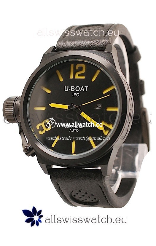U-Boat Classico PVD in Yellow Markers