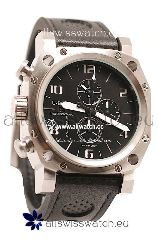 U-Boat Thousand of Feet in Black Dial