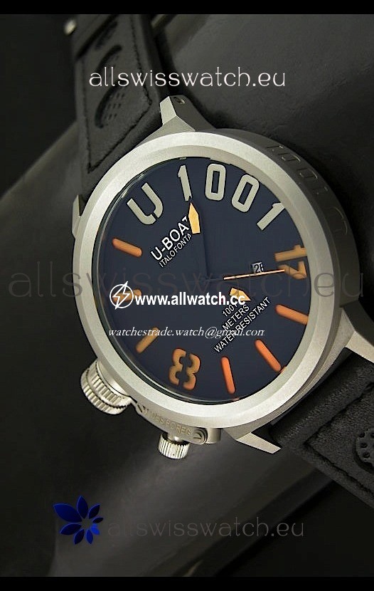 U Boat U-1001 Edition Drive Automatic Steel in Orange Markers