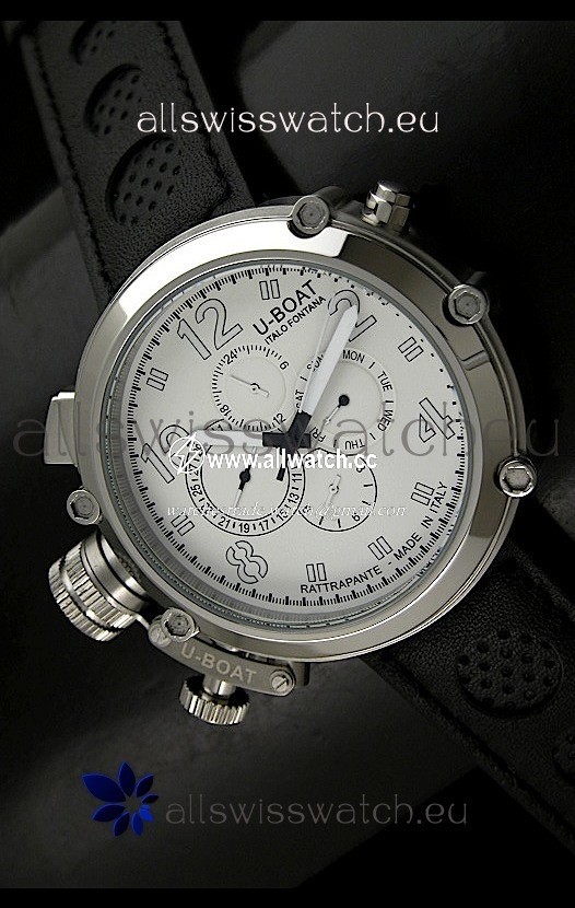 U-Boat Flightdeck Rattrapante Automatic in Steel Casing