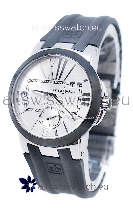 Ulysse Nardin Executive Dual Time Steel Black