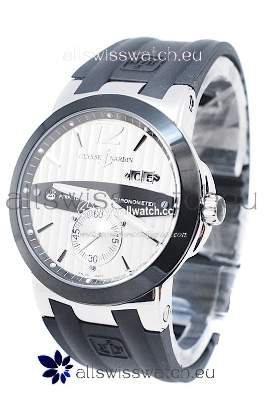 Ulysse Nardin Executive Dual Time Steel Black