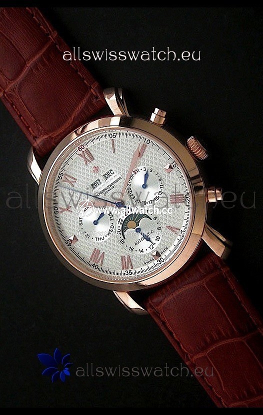 Vacheron Constantin Perpetual Calendar in White Dial