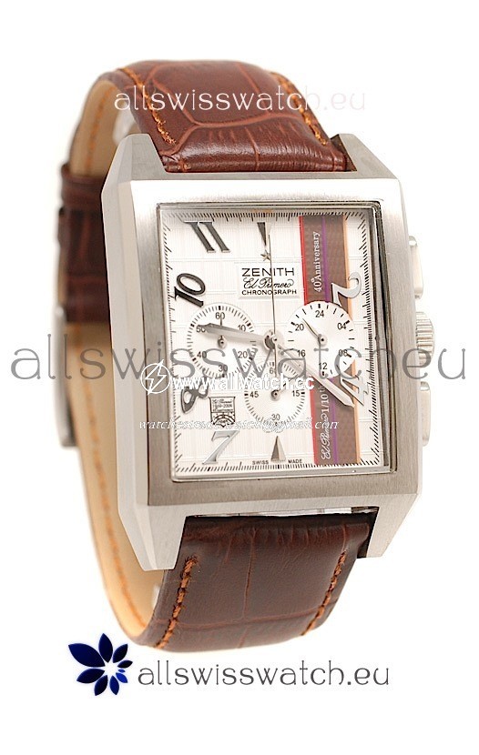 Zenith El Primero 40th Anniversary Chronograph in White Dial