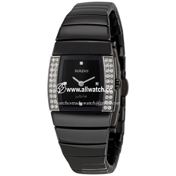 Rado R13618712 Ladies Quartz Black Ceramic