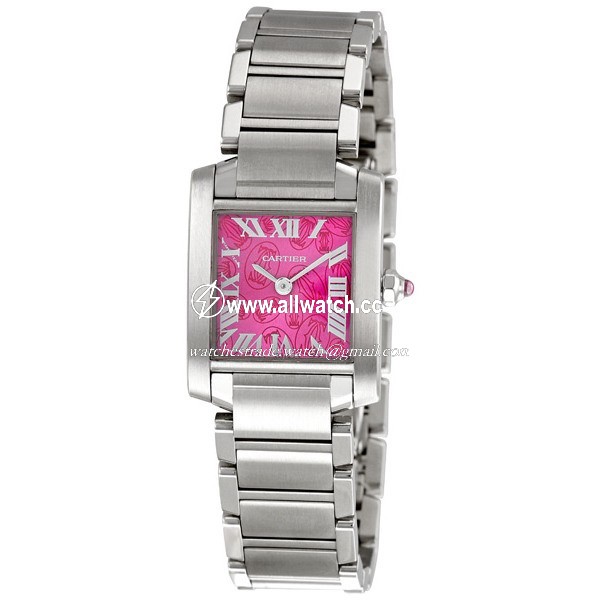 Cartier W51030Q3 Tank Ladies Quartz Stainless Steel