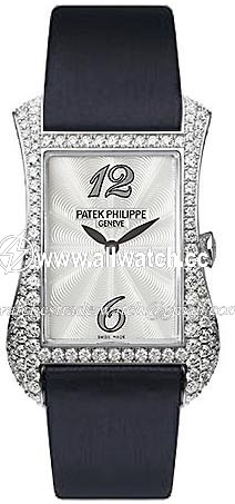Patek Philippe 4973G Gondolo Ladies Quartz 18kt White Gold